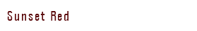 Sunset Red